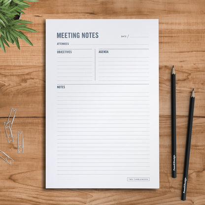 Meeting Notes Notepad